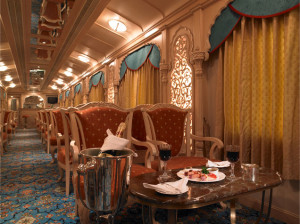 Indian maharaja train - interior