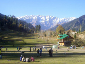 Solang valley slopes near Manali