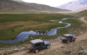 Jeep safari in Ladakh