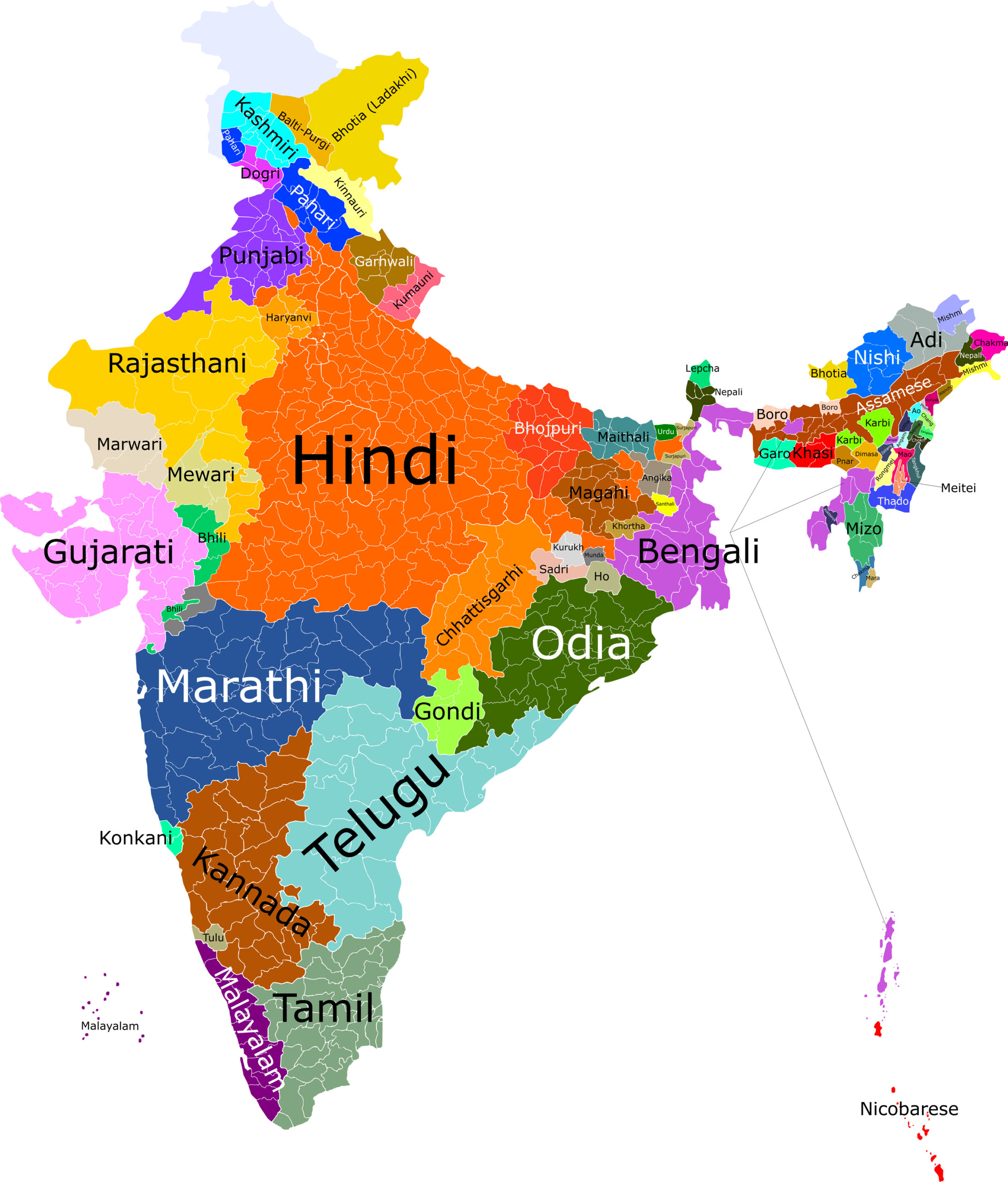 India Map With States Telugu - United States Map