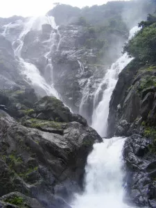 Dudhsagar waterfalls Goa Bhagwan Mahavir Wildlife Sanctuary Dudhsagar waterfalls1 Bhagwan Mahavir Wildlife Sanctuary