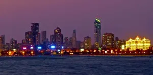 Mumbai Skyline At Night