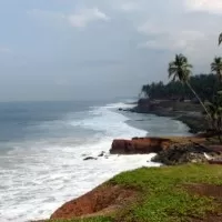 It’s all about tranquillity at famous beaches in Kerala India Varkala Kappil beach walk