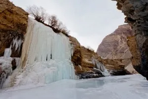Chada Trek Frozen Waterfall